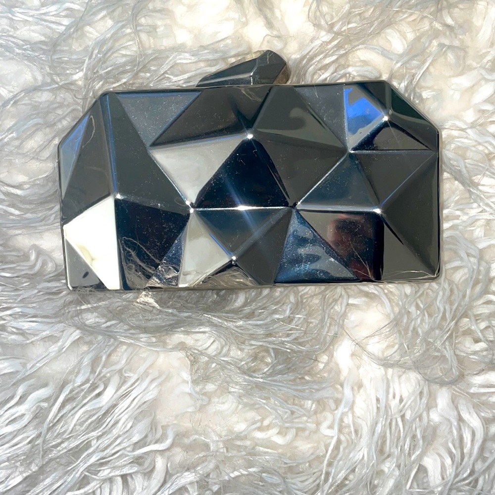Silver clutch -